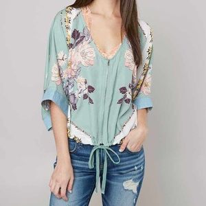 Daytrip Floral Zip Up Cardigan/Kimono
